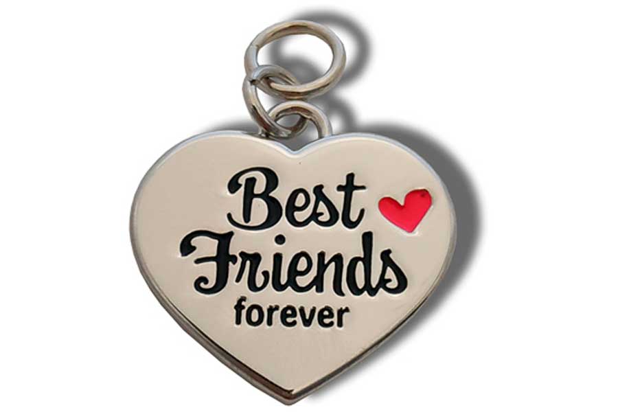 Colgante "Best Friends" - Zap+Zap - de regalos originales vintage en