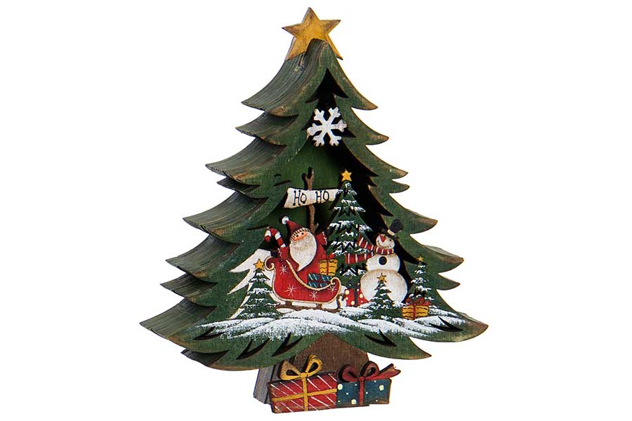 Árbol de Navidad madera - Zap+Zap - Tienda de regalos originales vintage en  Salamanca.