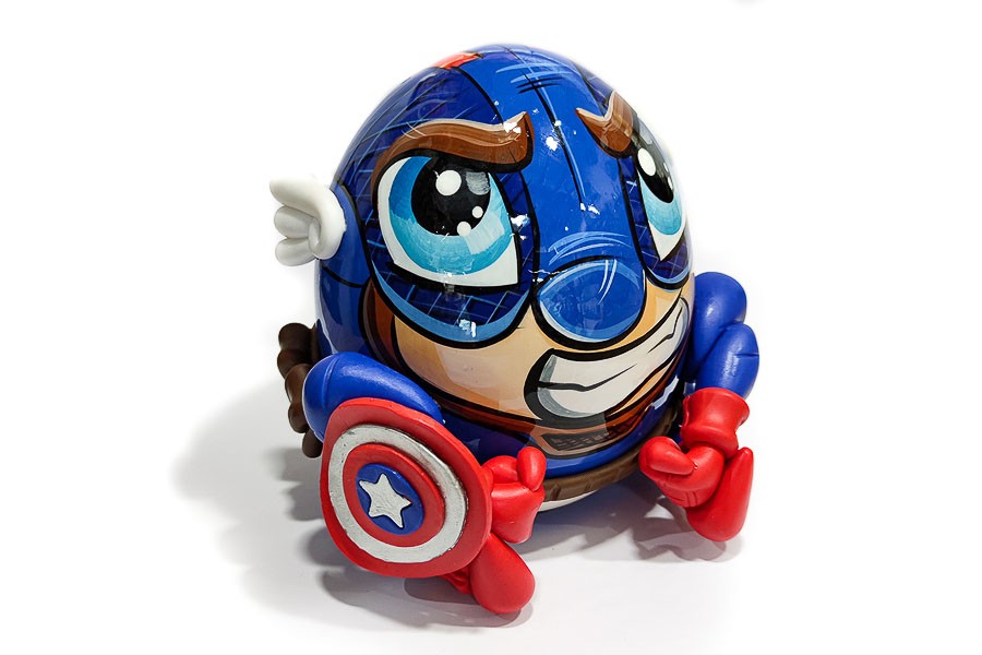 Hucha huevo Capitán América - Zap+Zap - Tienda de regalos vintage