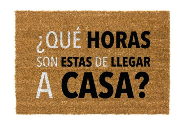 Felpudo "Hora de llegar a casa"