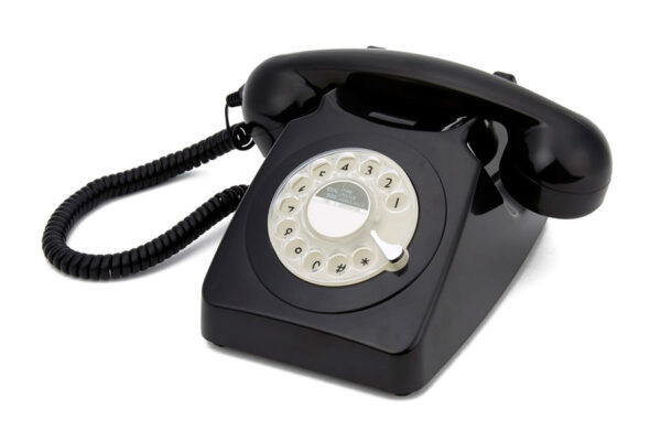 Teléfono "1970´s negro"