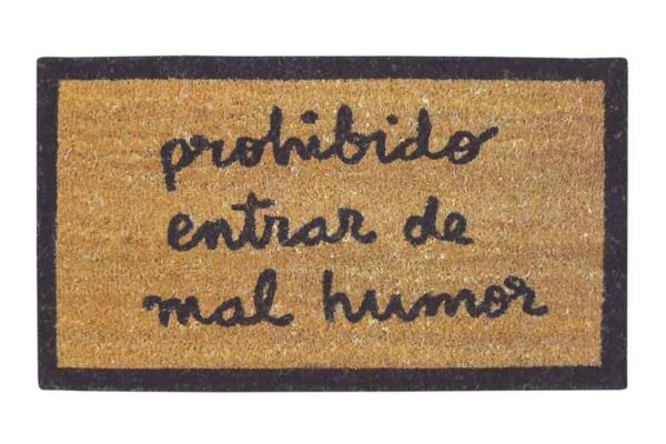 Felpudo "Mal humor"