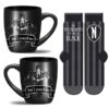 Taza Calcetines "Miércoles Addams"