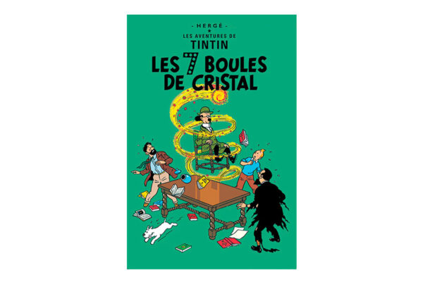Chapa cómic Tintín "Las 7 bolas de cristal"