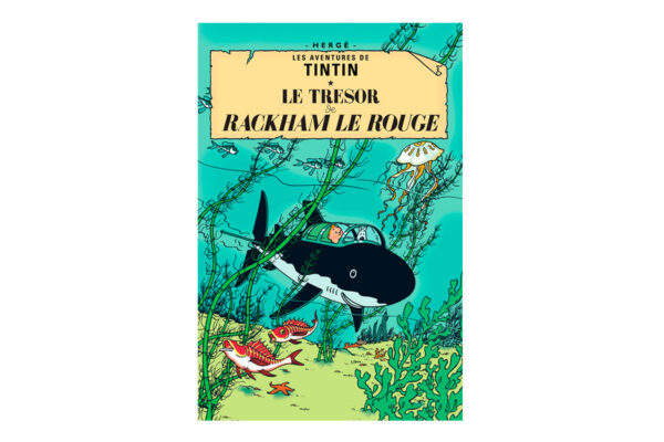 Chapa cómic Tintín "El tesoro de Rackham el Rojo"