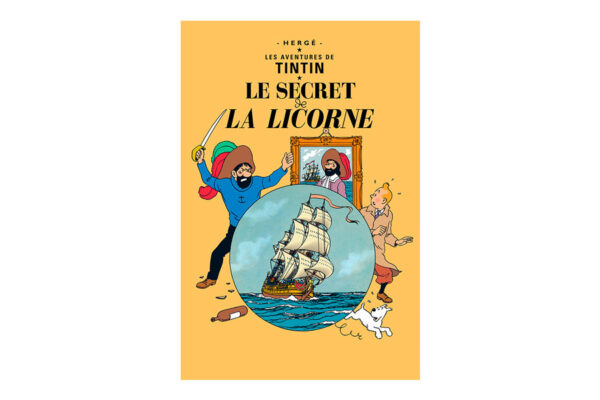 Chapa cómic Tintín "El secreto del Unicornio"