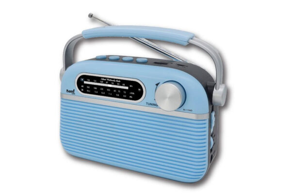 Radio vintage "1960 azul"