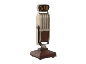 Micrófono radio vintage