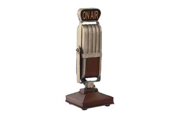 Micrófono radio vintage