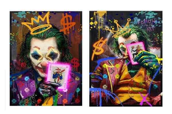 Cuadro Joker con luz