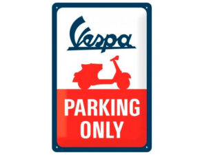 Chapa "Vespa Parking Only"